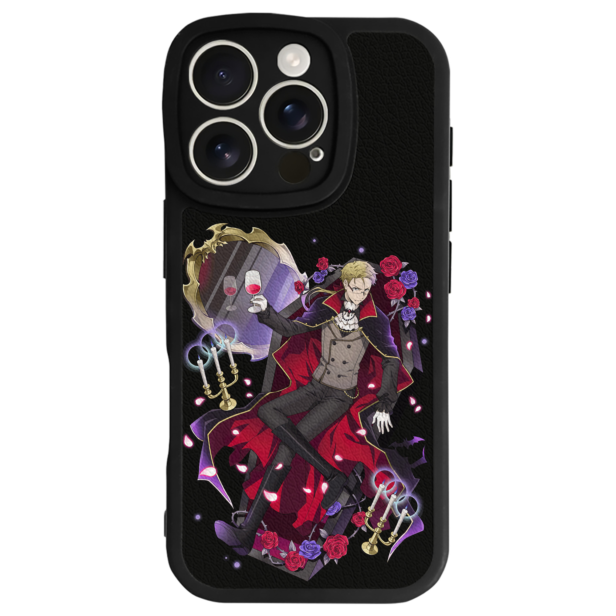 （画像用） 文豪ストレイドッグス Bungo Stray Dogs 【iPhone 16シリーズ対応】シリコンスマホケース（レザー調） 材質：シリコン